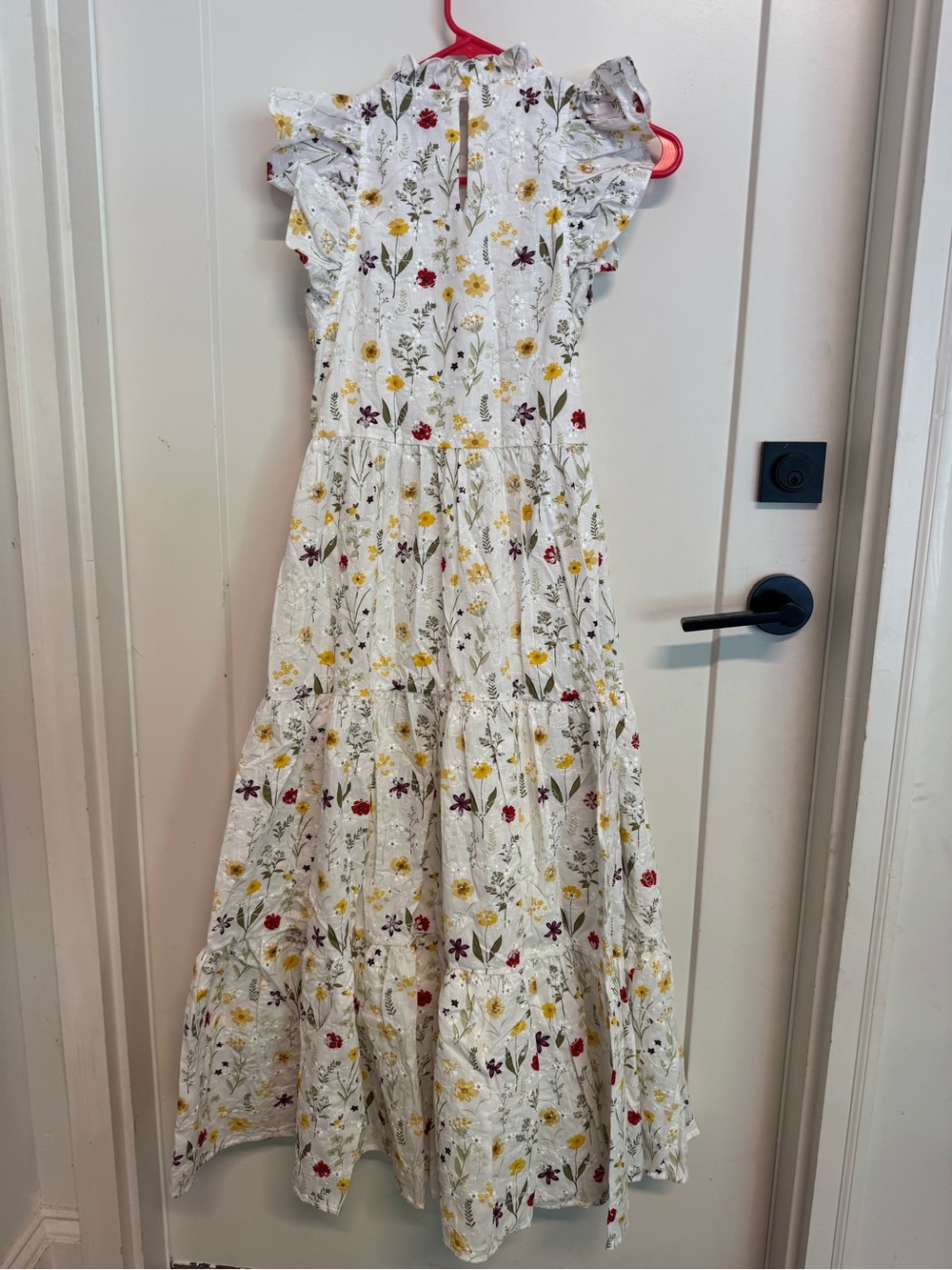 NWT En Saison White Floral Eyelet Dress, XS - Picture 2 of 4
